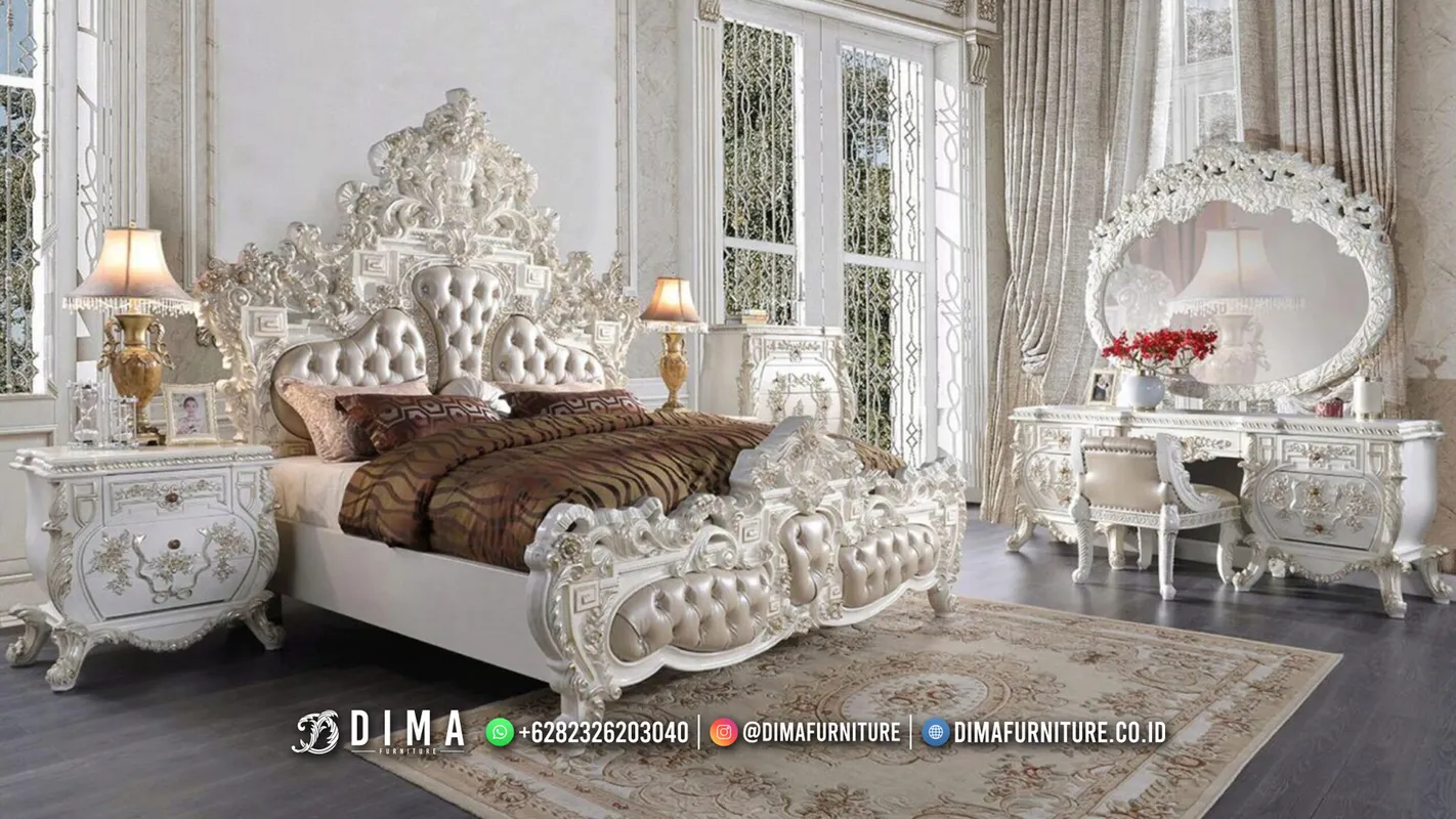 Tempat Tidur Mewah Jakarta Focus Carving Details Luxury 128MJ