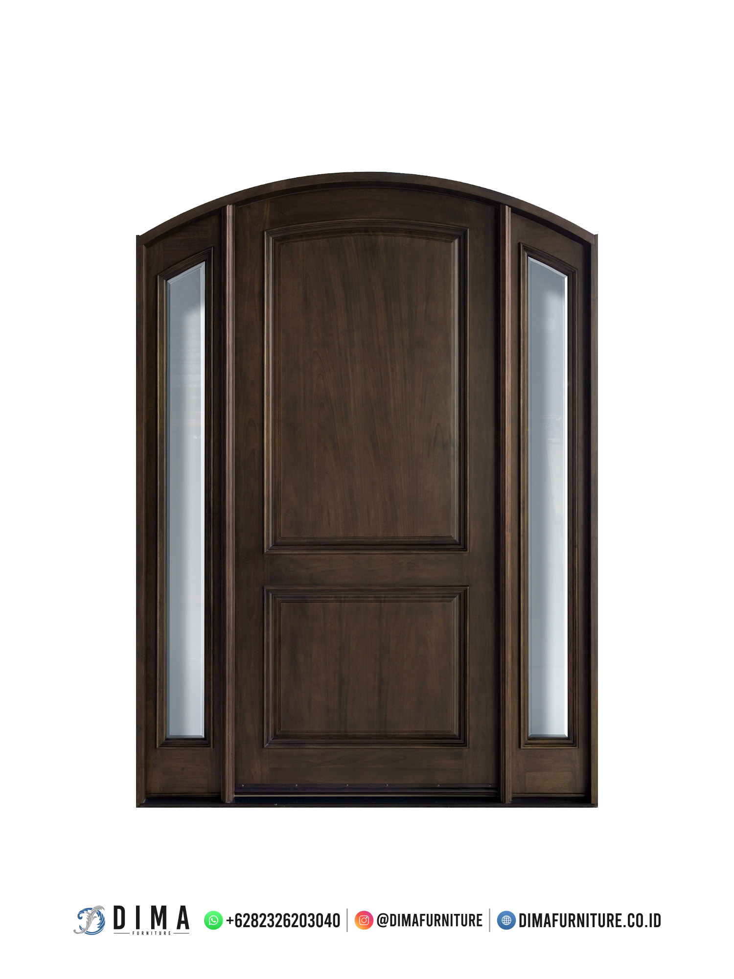 New Design Kusen Pintu Rumah Modern Jati Salak Brown 384MJ