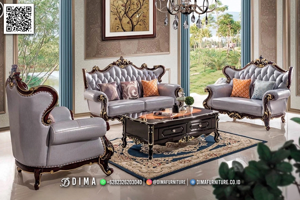 Jual Sofa Mewah Living Room Berkualitas Terbaru 587MJ