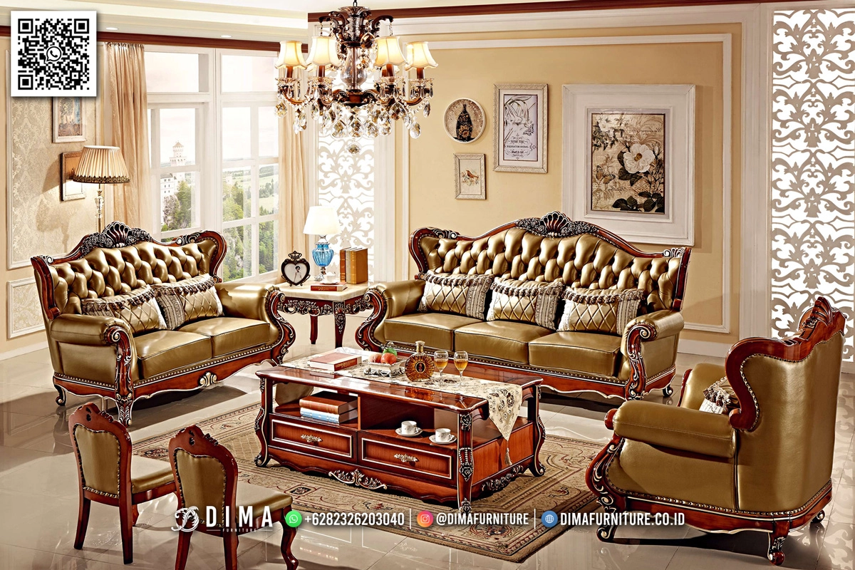 Sale Now Sofa Tamu Terbaru Desain Mewah Terbaik 589MJ